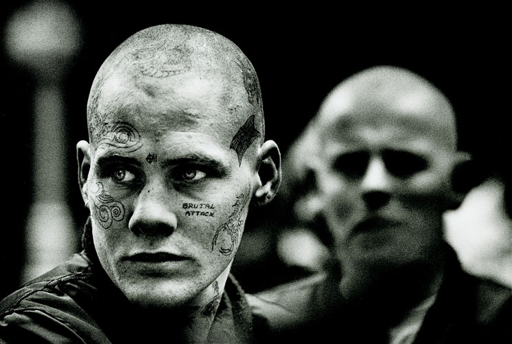 skinhead tattoos. Insight-Visual/ archives/