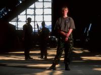 British Peace Keeper in Bosnia : Sarajevo : 1996