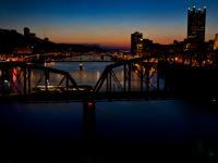 View from The City of Bridges : Pittsburgh : USA