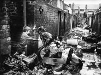The rubbish piles up in Liverpool, England