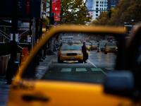 Framed Taxi Driver : Penn Station Taxi Rank : NYC