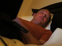 Matt sleeps with Computer :-)) : Renaissance Hotel : Ft Lauderdale Plantation FL