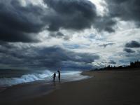 Dark Clouds Over the Hamptons Beaches : Southampton : NY 