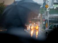 Taxi Rain in DUMBO : New York City : USA