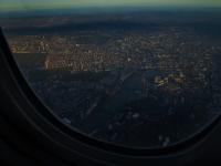 Delta Flight 1 Over London : Morning Light : UK