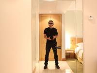 Jez Coulson as The Man in Black : Radisson Blu Anchorage Hotel : Lagos Nigeria