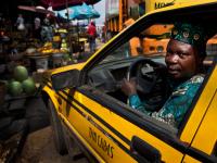 Yellow Cab Driver : Lagos Island Market : Nigeria