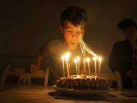 Birthday Boy and his Cake : Camden : London