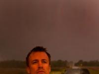 Reed Timmer Meteorologist and Extreme Storm Chaser with The Dominator : Kansas